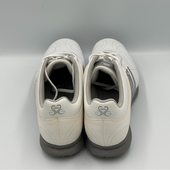 Adidas Signature Natalie 2 Women’s Golf Shoes White Silver Size 9.5 ThinTech - Picture 4 of 12